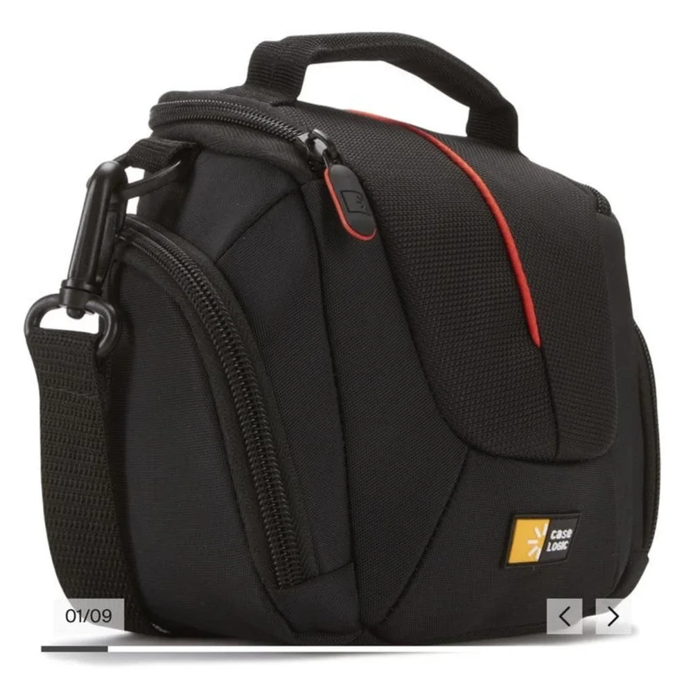 Case Logic Black Camera Storage Organization Case with Strap NEW - Picture 6 of 14